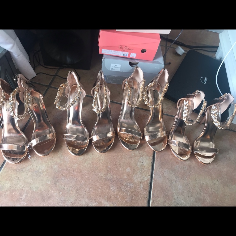 ROSE GOLD HEELS